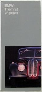 1991 BMW The First 75 Years Gallery Pamphlet