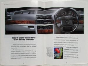 1993 BMW 7 Series Sales Brochure - Right-Hand Drive