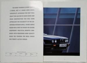 1993 BMW 3 Series Touring Sales Brochure - Right-Hand Drive