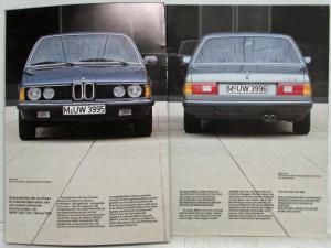 1981 BMW 7-Series Sales Brochure - 728i 732i 735i 745i - Dutch Text