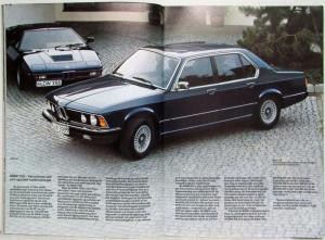 1981 BMW 7-Series Sales Brochure - 728i 732i 735i 745i - Dutch Text