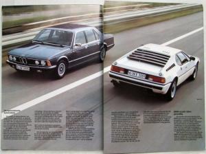 1981 BMW 7-Series Sales Brochure - 728i 732i 735i 745i - Dutch Text