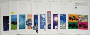 1993 BMW Ideas That Move Media Information Press Kit - German Text