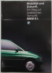 1993 BMW Ideas That Move Media Information Press Kit - German Text