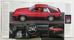 1981 Dodge O24 De Tomaso Front Wheel Drive Two Tone Package Specs Sales Brochure