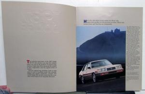 1987 Dodge 600 Series SE Interior Exterior Options Sales Brochure