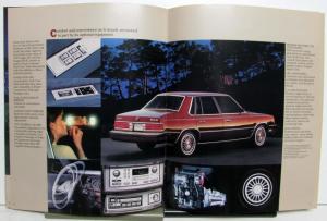 1987 Dodge 600 Series SE Interior Exterior Options Sales Brochure