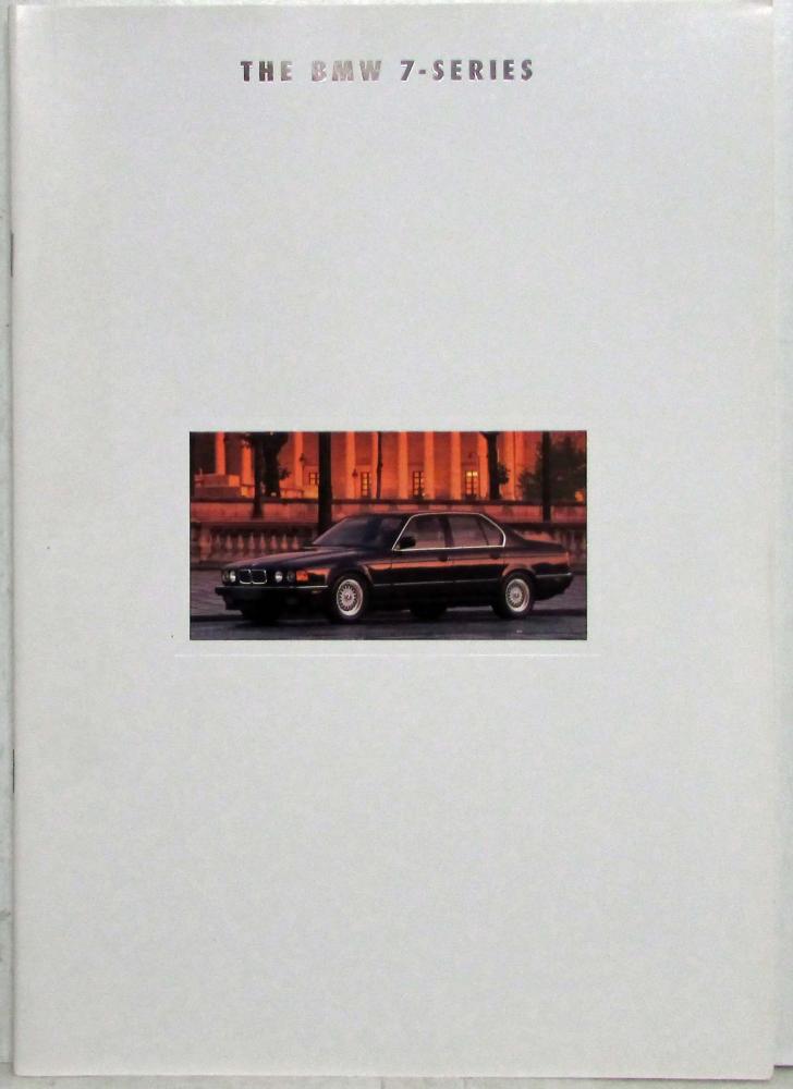1994 BMW 7 Series Sales Brochure - 740i 740iL 750iL