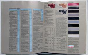 1987 Dodge Lancer Touring Sedan LE Options Interior Exterior Sales Brochure