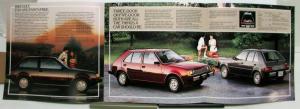 1983 Dodge Colt Imported Mitsubishi Motors Deluxe Hatchback RS LS Sales Brochure