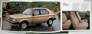 1983 Dodge Omni Custom Interior Exterior Sales Brochure