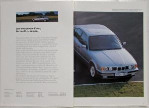 1993 BMW Turbodiesel Sales Brochure - German Text
