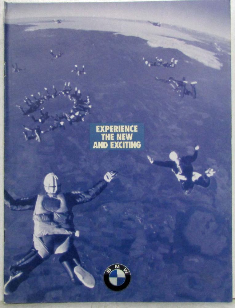 1992 BMW Experience the New and Exciting Sales Brochure - 318i 318is 325i 525i