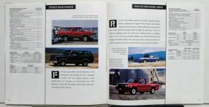 1990 Dodge Spirit Shadow Colt Omni Caravan Pickup Dakota RamCharger Brochure