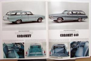1965 Dodge Wagons Sales Brochure Dart Coronet Polara Sportsman Custom 880 Large