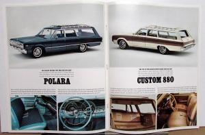 1965 Dodge Wagons Sales Brochure Dart Coronet Polara Sportsman Custom 880 Large