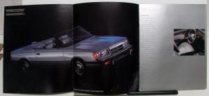 1986 Dodge 600 Club Coupe Convertible SE Series Features Specs Sales Brochure