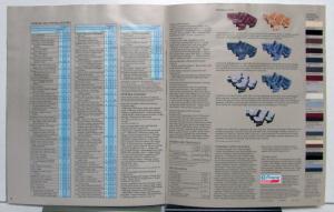 1987 Dodge Caravan SE LE Options Interior Exterior Sales Brochure