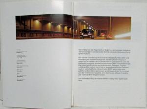 1994 BMW Emergency Vehicles for Authorities and Org Sales Brochure - German Text