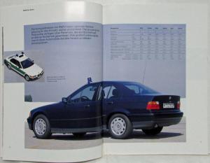 1994 BMW Emergency Vehicles for Authorities and Org Sales Brochure - German Text