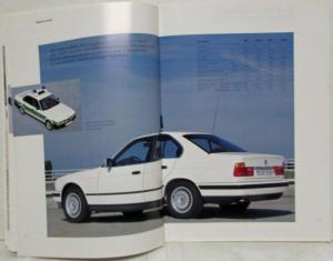 1994 BMW Emergency Vehicles for Authorities and Org Sales Brochure - German Text