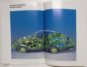 1994 BMW Emergency Vehicles for Authorities and Org Sales Brochure - German Text