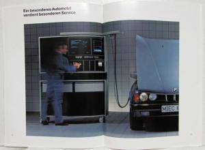 1994 BMW Emergency Vehicles for the Fire Brigade Sales Brochure - German Text