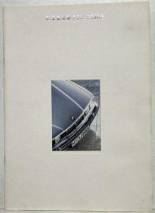 1992 BMW 7-Series Prestige Sales Brochure - German Text