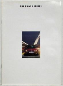 1993 BMW 5-Series Sales Brochure - 518i 520i 525i 530i 540i