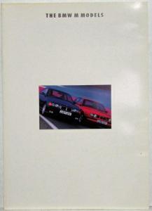 1993 BMW M3 and M5 Models Sales Brochure