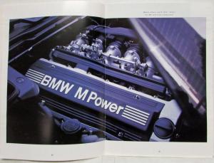 1993 BMW M3 and M5 Models Sales Brochure