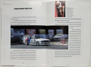 1993 BMW M3 and M5 Models Sales Brochure
