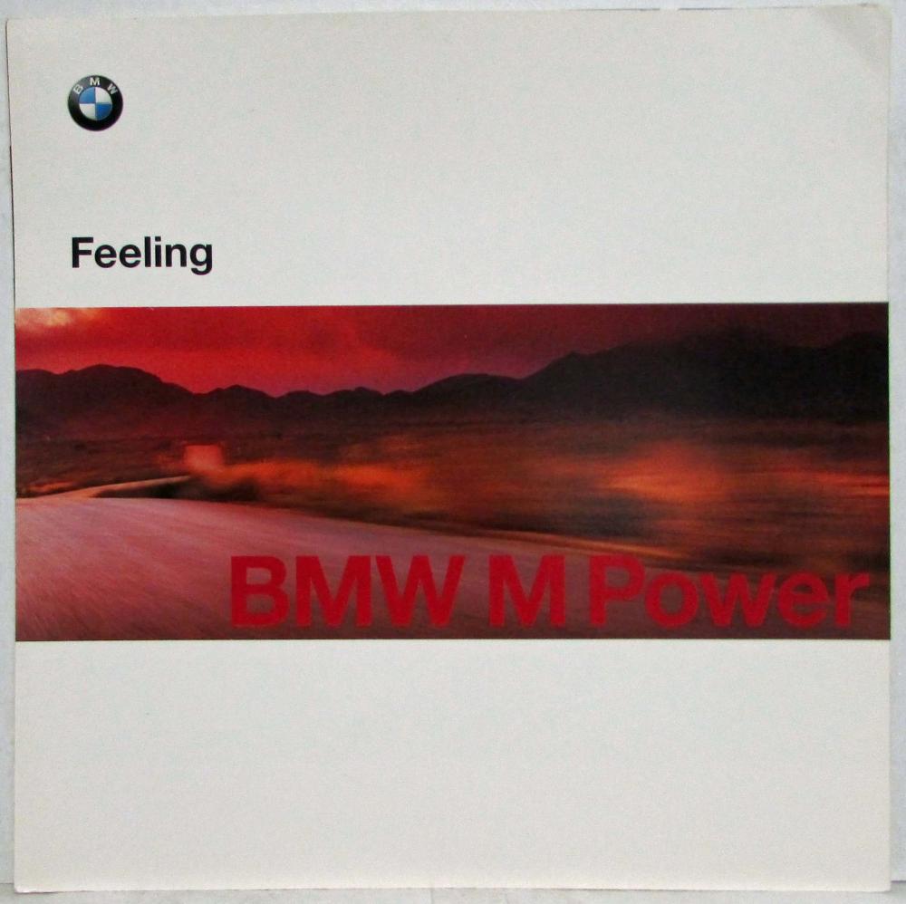 1997 BMW M Power & BMW Individual Oversized Accordion Sales Folder - German Text