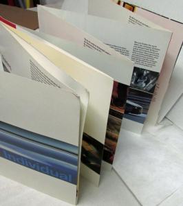 1997 BMW M Power & BMW Individual Oversized Accordion Sales Folder - German Text