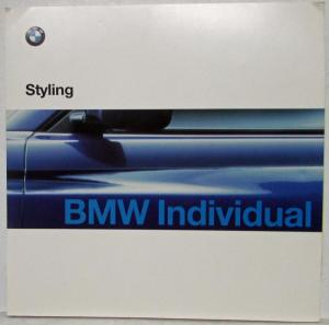 1997 BMW M Power & BMW Individual Oversized Accordion Sales Folder - German Text
