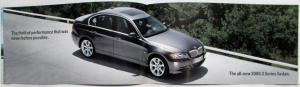 2006 BMW 3 Series Sedan Small Format Sales Brochure - 325i 330i