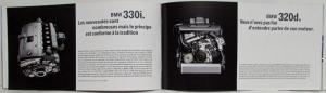 2004 BMW 3 Series Sedan Sales Brochure - 320i 325i 330i 320d - French Text
