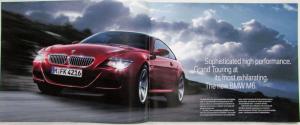 2005 BMW M6 Grand Touring Car Sales Brochure