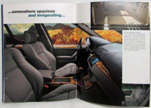 2000 BMW X5 Prestige Sales Brochure