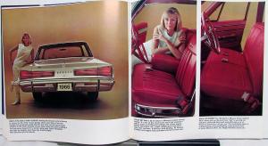 1966 Dodge Polara Monaco Oversized Mopar Sales Brochure Color Original