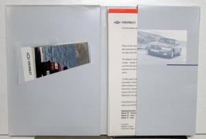 1999 Cadillac Chevrolet Corvette Camaro Deville Seville Blazer Press Kit UK