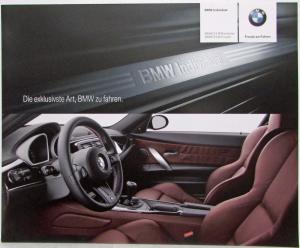 2006 BMW Z4 M Roadster and Coupe Color and Upholstery Selections Folder - German