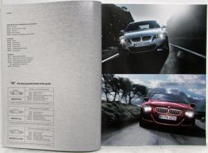 2009 BMW M5 Sedan and M6 Coupe/Convertible Sales Brochure