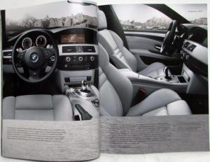 2009 BMW M5 Sedan and M6 Coupe/Convertible Sales Brochure