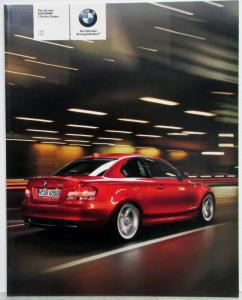 2008 BMW 1 Series Coupe Prestige Sales Brochure - 128i 135i