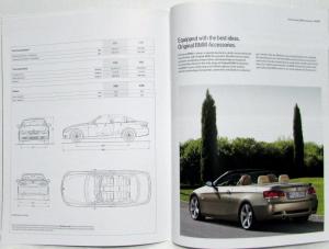 2008 BMW 3 Series Convertible Prestige Sales Brochure - 328i 335i