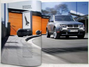 2008 BMW X3 Sports Activity Vehicle Prestige Sales Brochure