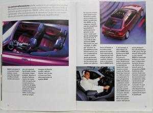 1996 BMW Small Format Sales Brochure - Italian Text