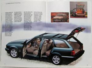 1996 BMW Small Format Sales Brochure - Italian Text