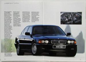1996 BMW Small Format Sales Brochure - Italian Text